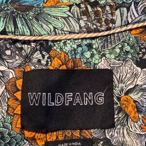 WILDFANG Essential Button-Up Short sleeve in "Garden Multi" Size L